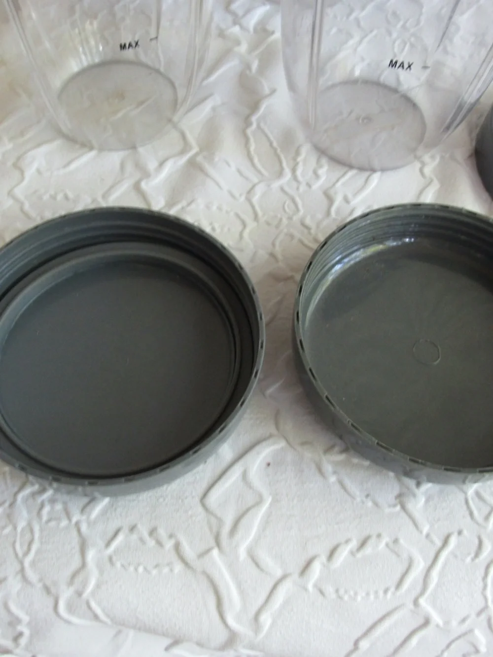 Genuine NutriBullet Flat Mill Blade 4 Cups Lids Cup 13 pc Bundle Lot Genuine